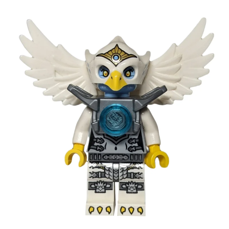 Eris in Silver Outfit with Flat Silver Shoulder Armor