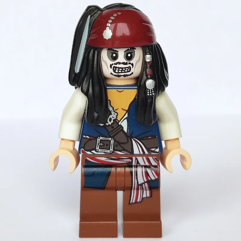 Captain Jack Sparrow with Skeleton Face - 3626b Head
