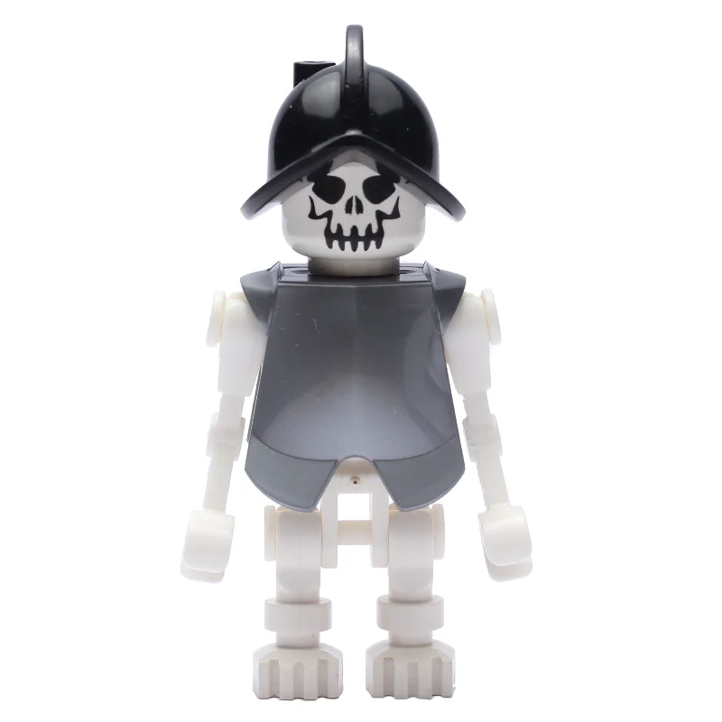 Skeleton, Evil Face, Armor and Helmet, Bent Arms