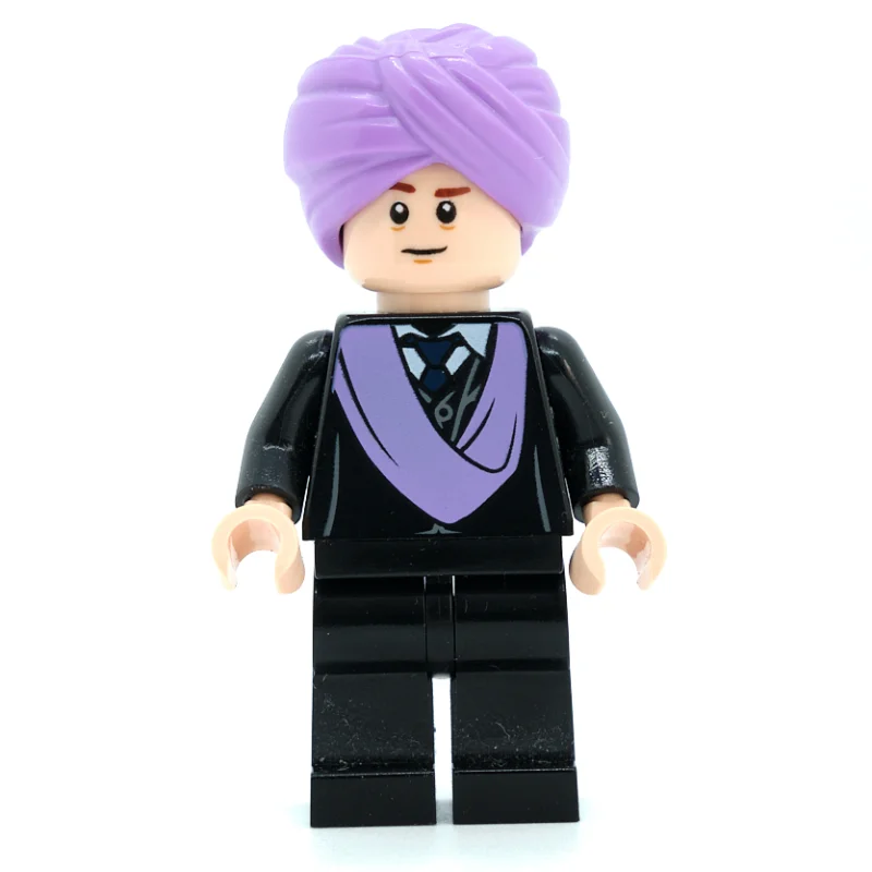 Professor Quirinus Quirrell (Voldemort), Medium Lavender Turban, Black Suit