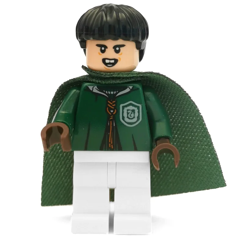 Marcus Flint, Dark Green and White Slytherin Quidditch Uniform, Bowl Cut Hair