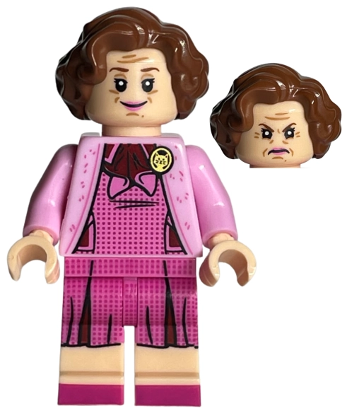 Professor Dolores Umbridge, Dark Pink Outfit with Bright Pink Cardigan