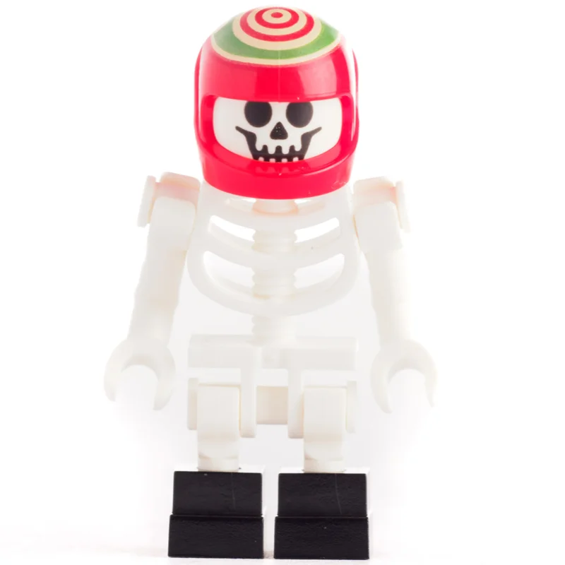 Douglas Elton / El Fuego, Skeleton with Red Helmet, Black Feet