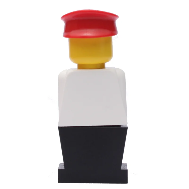 LEGOLAND White Torso, Black Legs, Red Hat