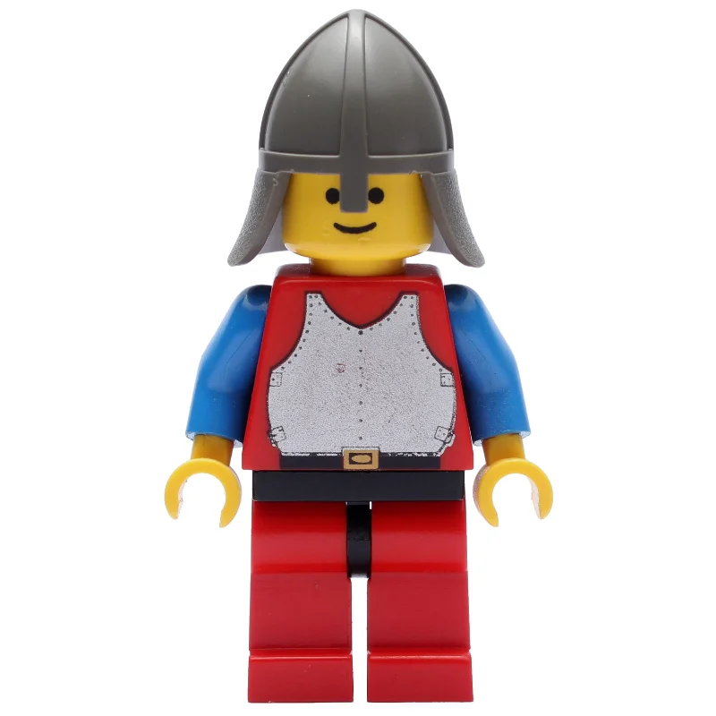 Knight (Breastplate on Red) - Red Legs, Neck-Protector