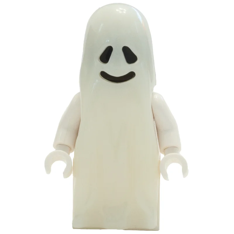 Ghost - Glow in the Dark, Brick Built Legs, 3626a