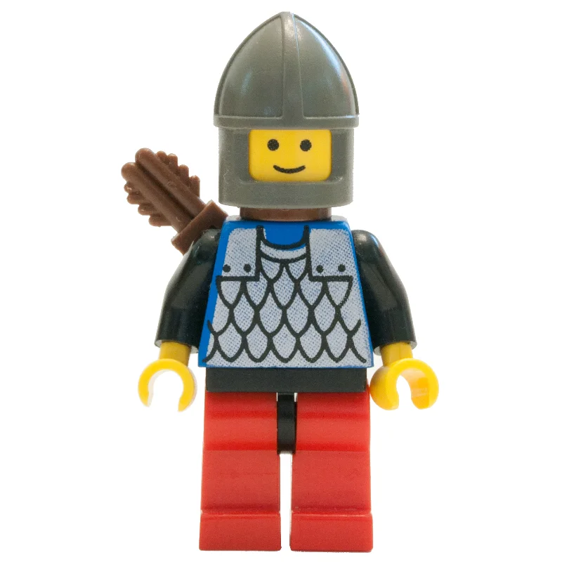 Archer (Scale Mail on Blue) - Black Arms, Red Legs