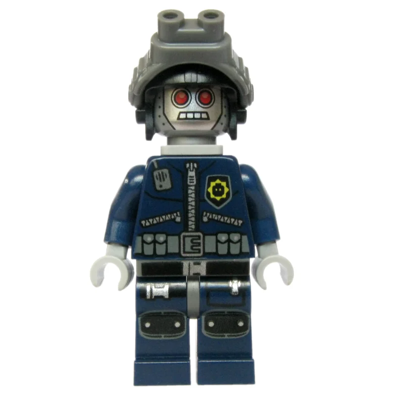 Robot Police, Helmet with Night Vision Goggles, Neck Bracket