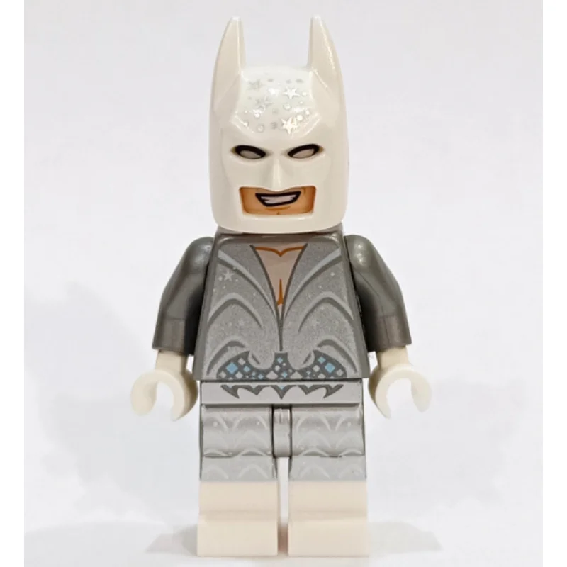 Batman, Glitter Silver Suit, White Cowl