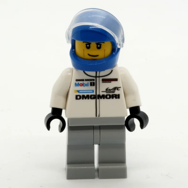 Race Driver, White Torso, White Legs, Blue Helmet, Porsche