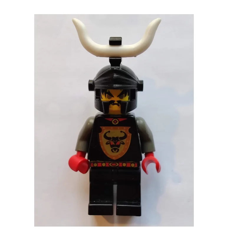 Knight (Knights Kingdom I) - Cedric the Bull, Black Helmet, Horn