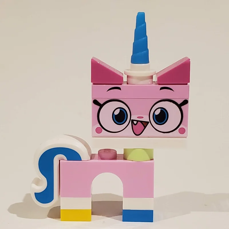 Unikitty, Dark Azure Foot, Open Mouth, Small Pupils