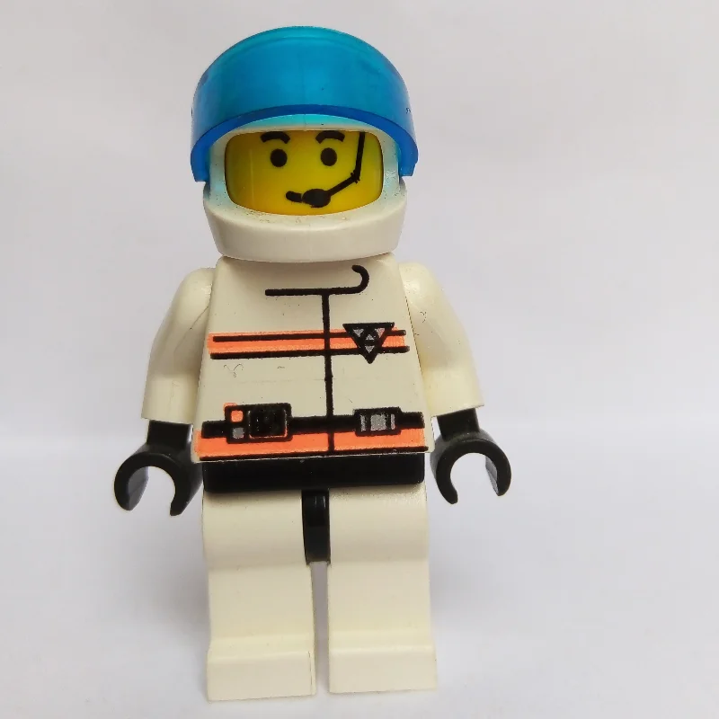 Res-Q Man, White Helmet with Visor, Headset