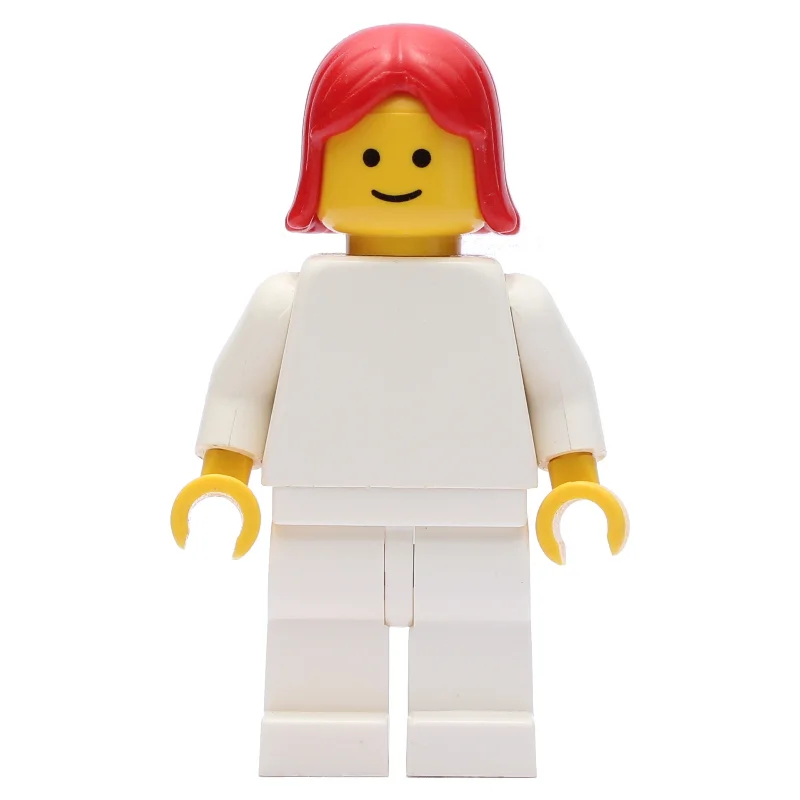 Woman, Plain White, Red Hair