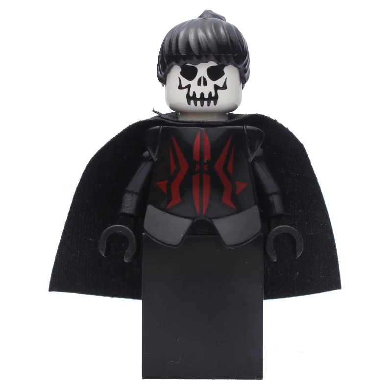 Queen, Skull Head, Black Dress, Black Cape, Black Hair