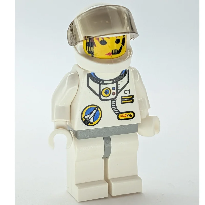 Astronaut - White Torso and Legs, Tans-Black Visor, Female
