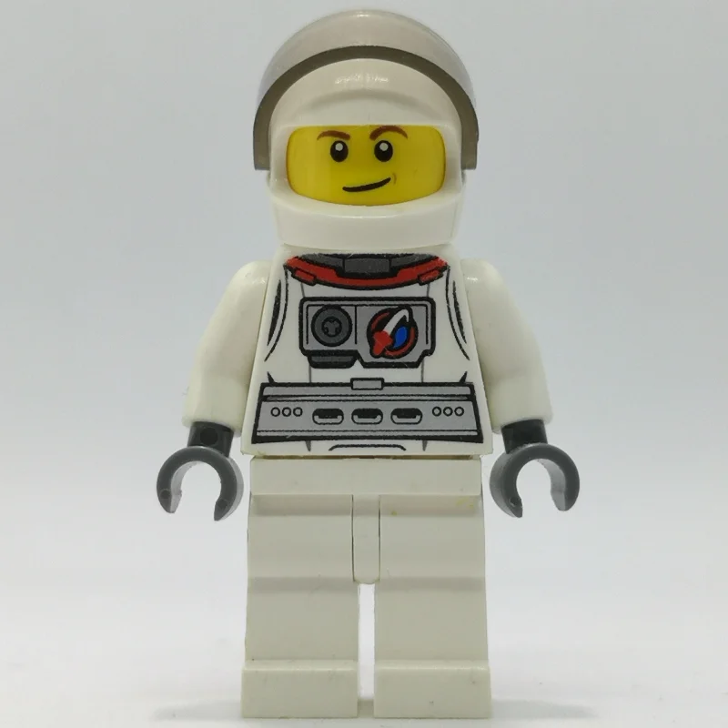 Test Pilot, White Astronaut Suit, White Helmet with Visor