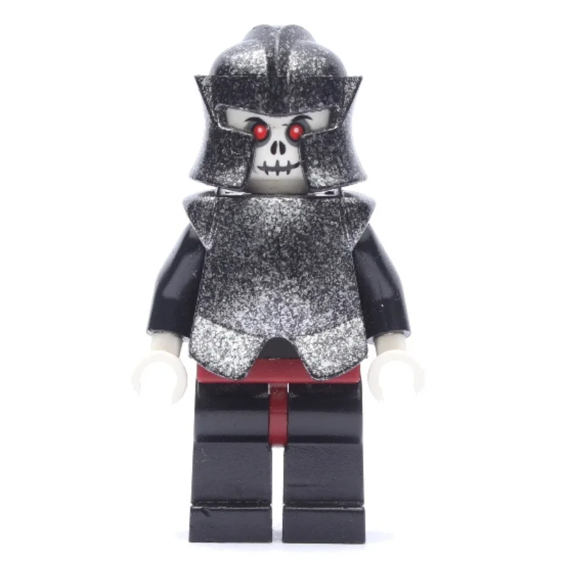 Skeleton Warrior Grimhelma, Speckle Black-Silver Armor and Helmet