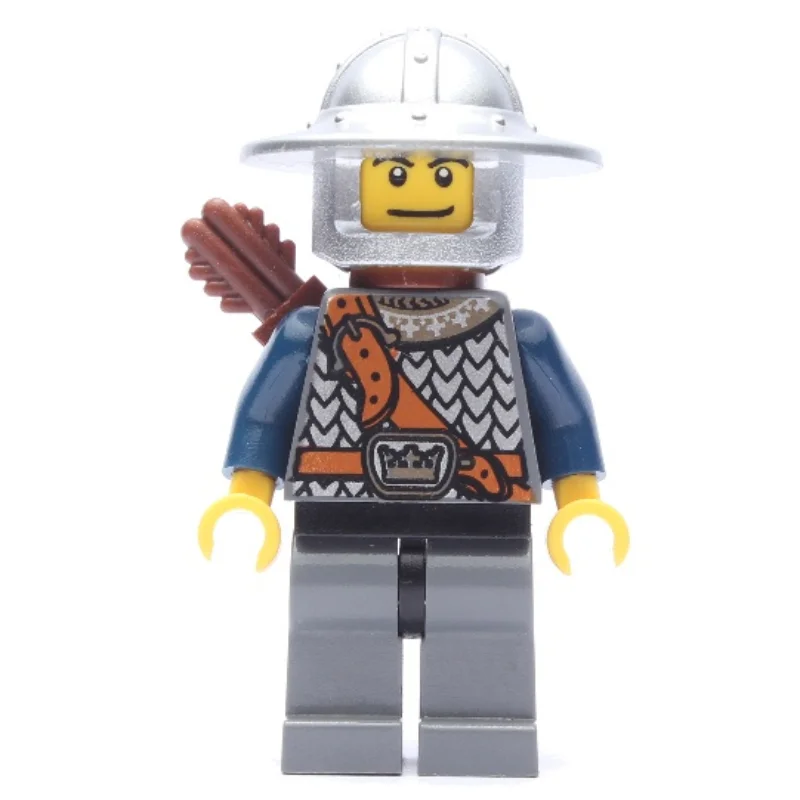Knight, Archer with Wide Brim Helmet, Quiver
