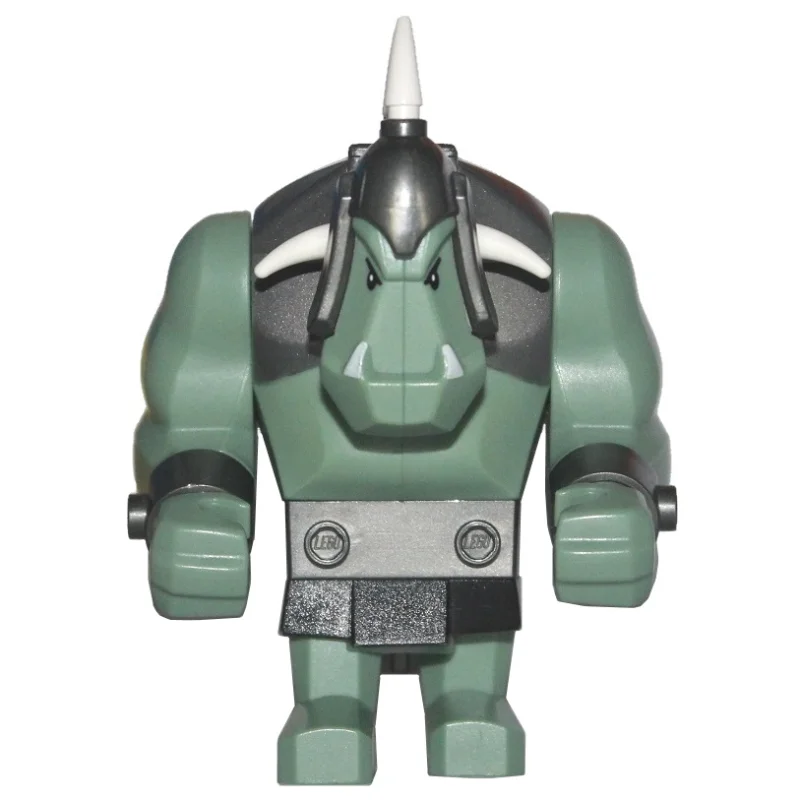 Troll, Sand Green with 5 White Horns (Big Fig)