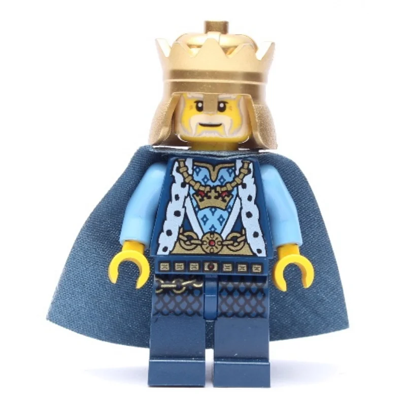 King, Dark Blue, Crown, Cape
