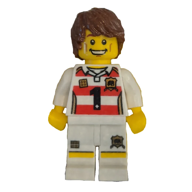 White Torso, White Legs, Reddish Brown Hair