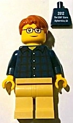 Dark Blue Torso, Tan Legs, Dark Orange Hair - Alpharetta