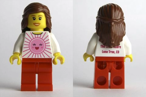 White Torso, Red Legs, Reddish Brown Hair - LoneTree