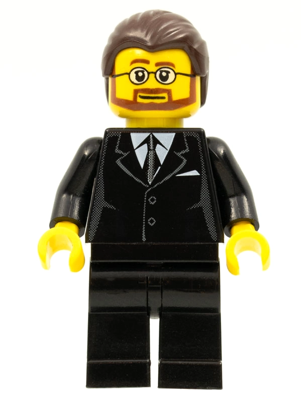 Black Torso, Black Legs, Dark Brown Hair - Victor