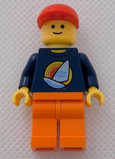 Dark Blue Torso, Orange Legs, Red Cap - Indianapolis