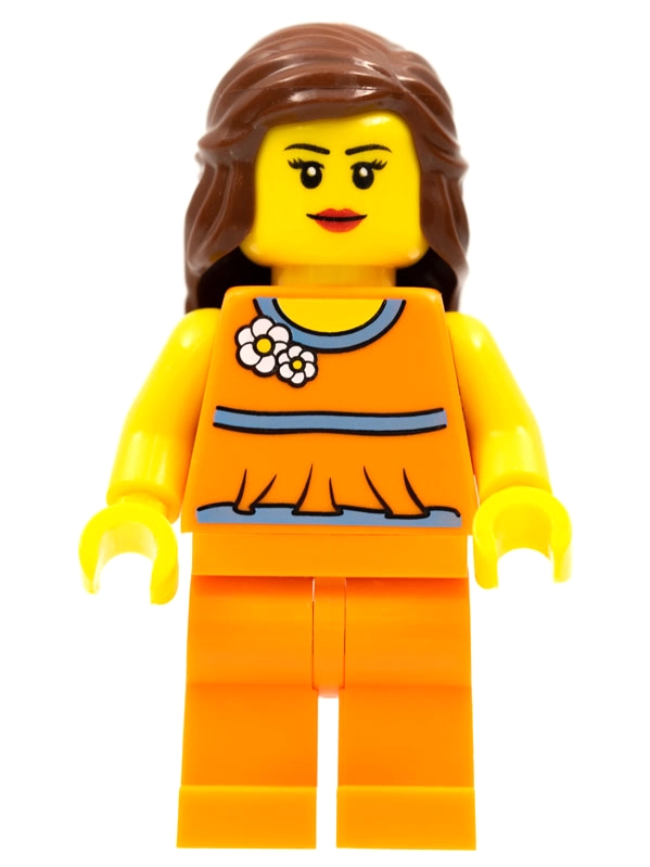 Orange Torso, Orange Legs, Reddish Brown Hair - Vancouver
