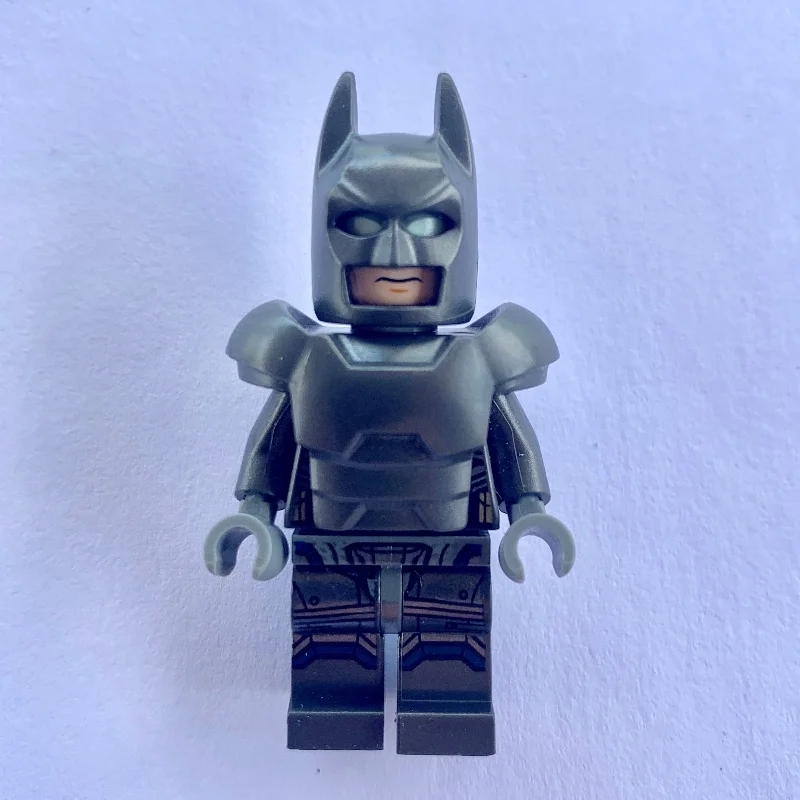 Batman, Pearl Titanium Suit, Pearl Dark Gray Cowl, Armor, Glow in the Dark Head