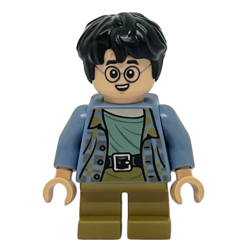 Harry Potter, Sand Blue Shirt, Short Dark Tan Legs, Dirty
