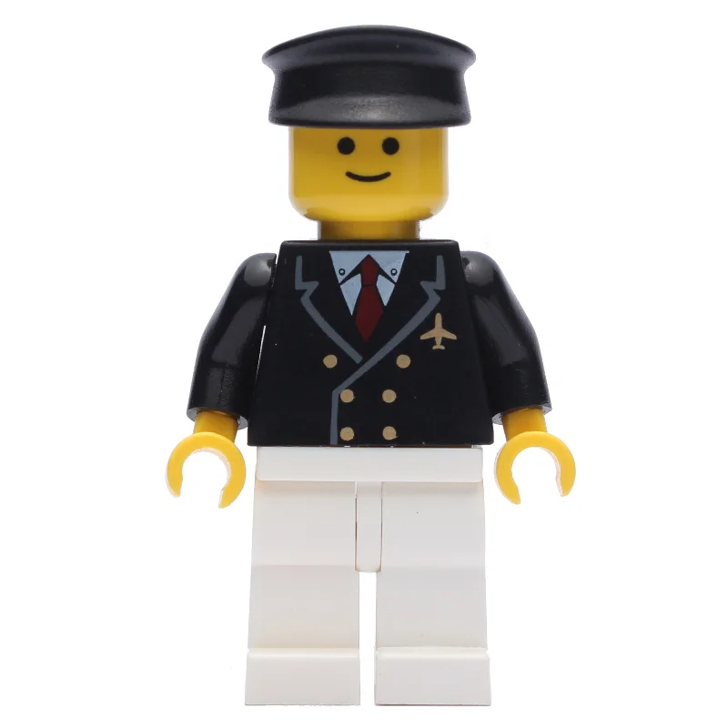 Pilot - Black Torso, White Legs, Black Cap