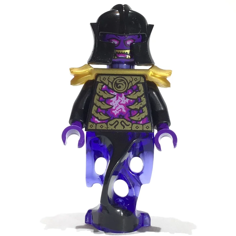 Overlord - Trans-Purple Head, Black Torso, Shoulder Guard