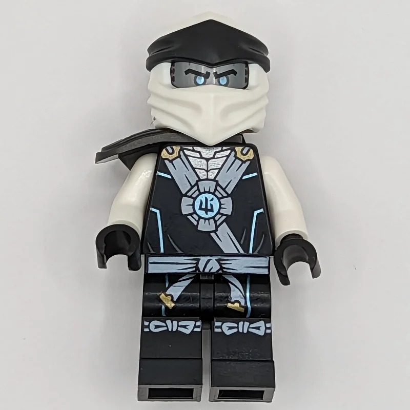 Zane - Legacy, Black Torso, Black Legs, White Wraps, Katana Holder