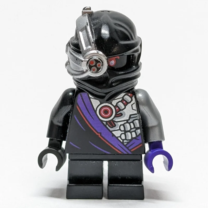Nindroid with Dual Sided Head, Shoulder Armor (Legacy), Short Legs, Shoulder Harness