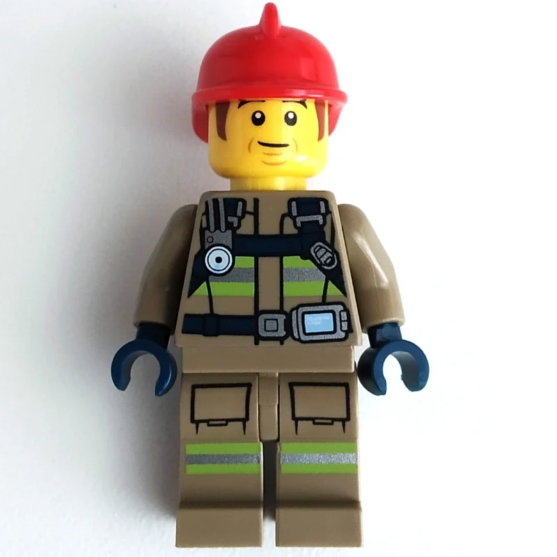 Bob, Dark Tan Fire Suit, Red Helmet