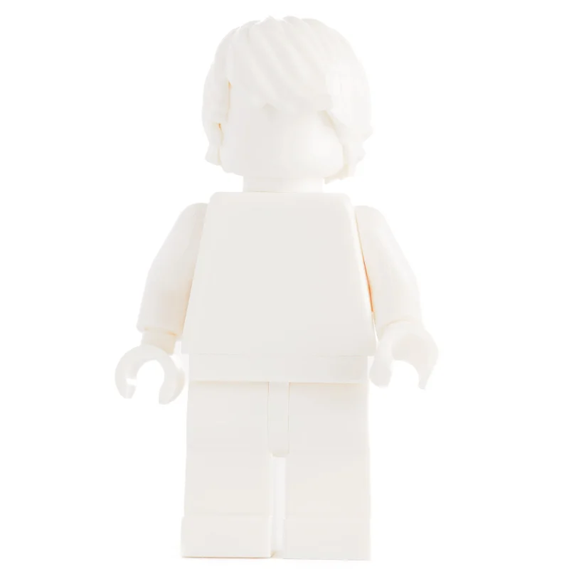 Monochrome White with Hair