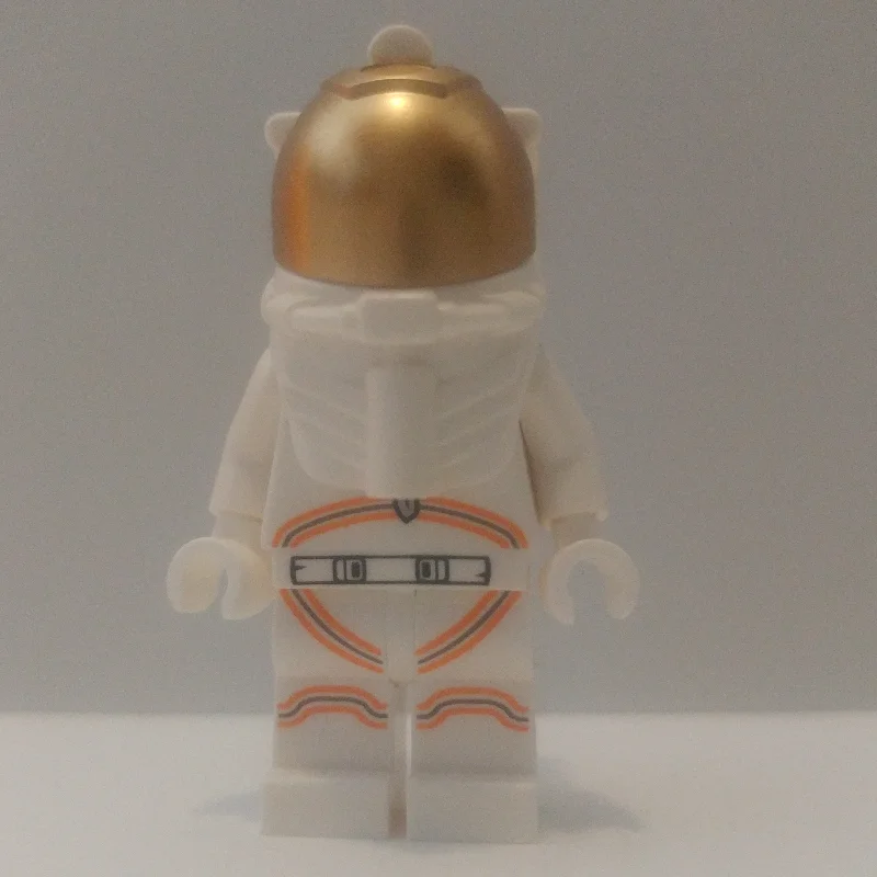 Astronaut, Gold Visor, Goatee Beard