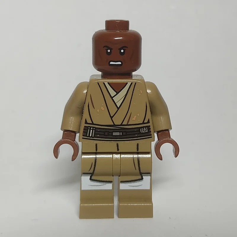 Mace Windu, Dark Tan Printed Legs, Open Mouth