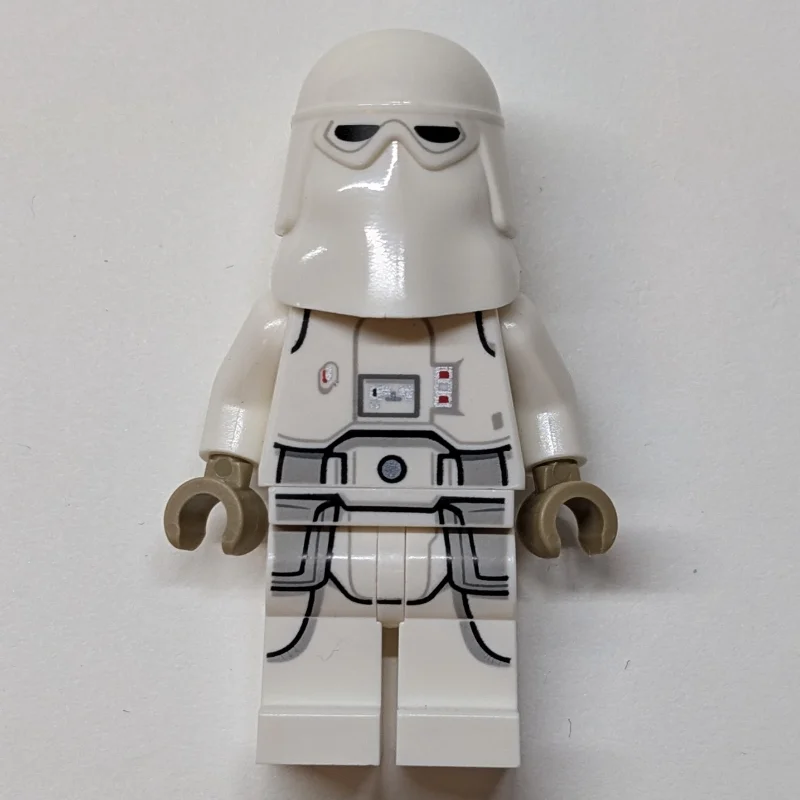 Snowtrooper, White Hips, Light Nougat Head, Grin