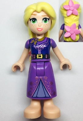 Rapunzel - Pink Flowers in Hair