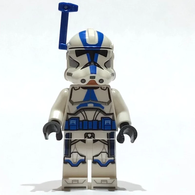 Clone Officer, 501st Legion, White Arms, Blue Rangefinder