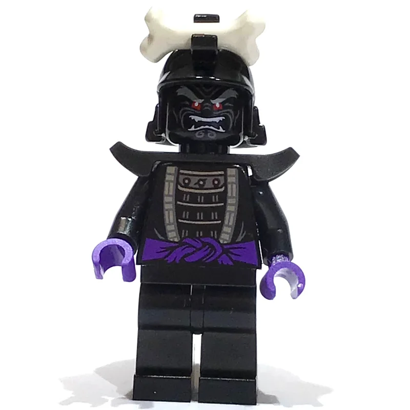 Lord Garmadon with Single Torso, Purple Sash Belt