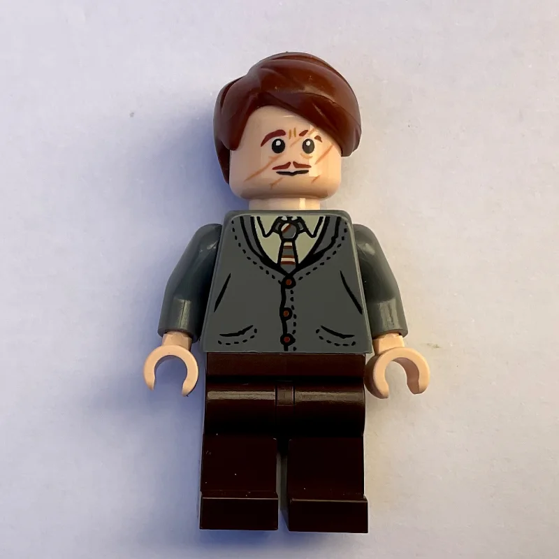 Remus Lupin, Dark Bluish Gray Jacket Buttoned