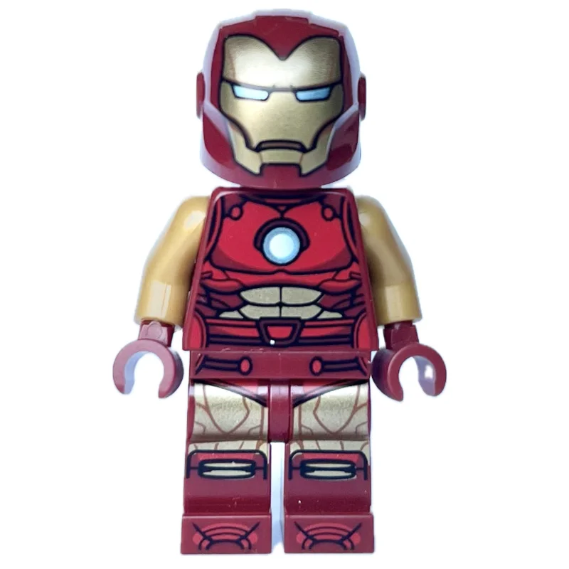 Iron Man, Pearl Gold Arms, Round Arc Reactor, Full Helmet