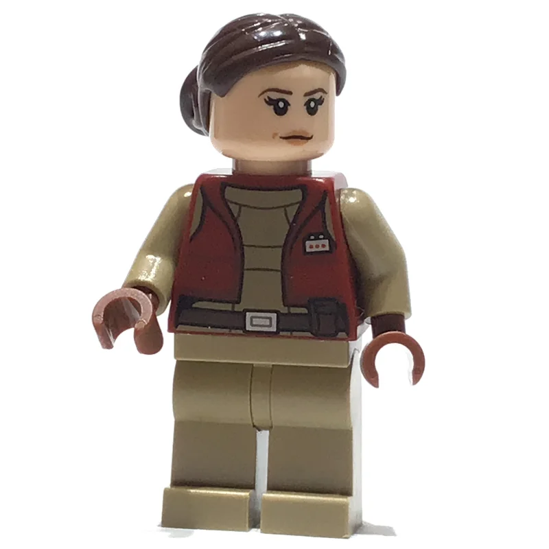 Padme Amidala / Naberrie, Dark Red Senator Outfit, Bun Hair