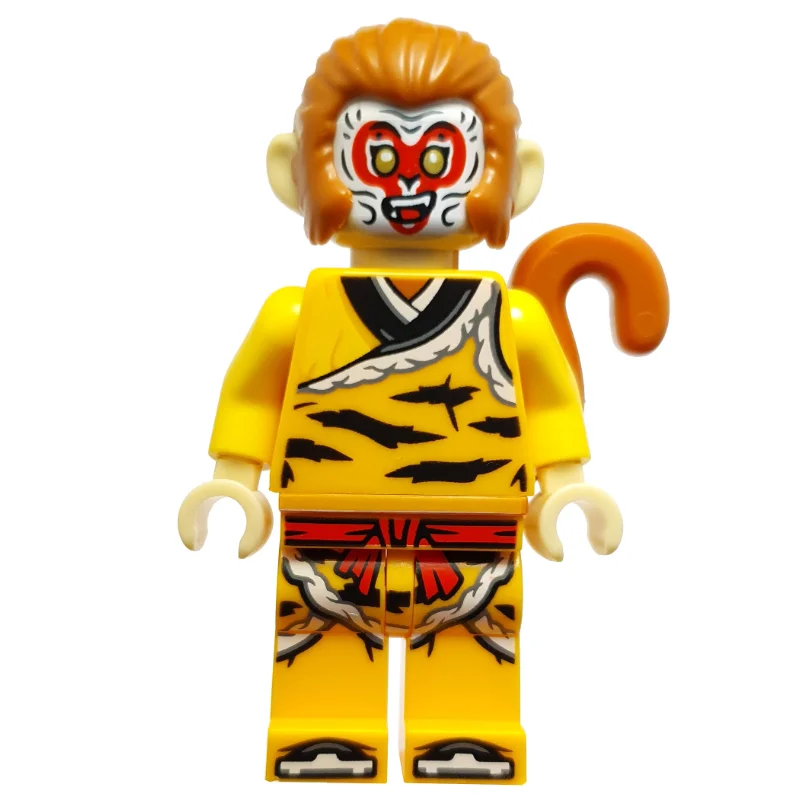 Monkey King, Red and White Facepaint