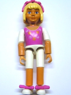 Belville Figure, Girl, Medium Dark Pink Headband and Bows
